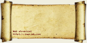 Jovana Cvijović vizit kartica